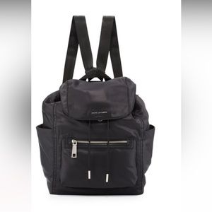 Marc Jacob’s black nylon women’s work travel weekender backpack diaper bag